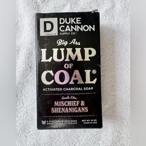 Lump of Coal Black Activated Charcoal Soap Duke Cannon Holiday Stocking Gag Gift